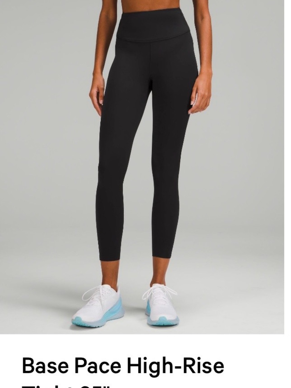High-Rise Black Athletic Leggings